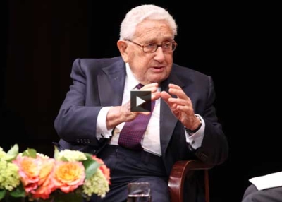 Henry Kissinger and Zhu Min [ASPI Launch] 